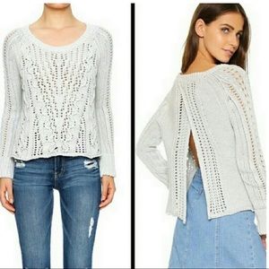 Free People Open Back Knit Sweater